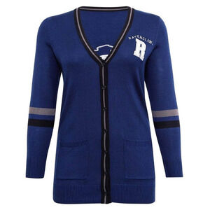 New Torrid 1 (1X 14/16) Harry Potter Button Front Ravenclaw Cardigan Sweater Top